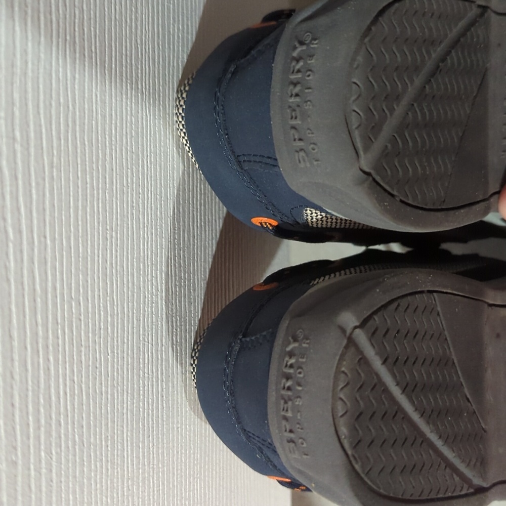 SPERRY Youth LANYARD Top-Sider sz 12M Navy/Orange - Picture 6 of 6